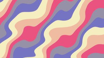 wavy pattern with a pink and blue stripe Background animation video