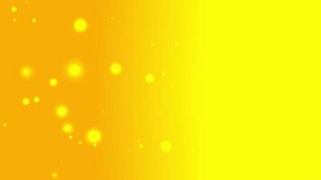 yellow and orange abstract background with glowing soft bokeh lights Ideal for festive themes New Year Diwali marketing and elegant graphic design needs video
