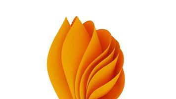 3D abstract yellow background art pattern with modern red wave. vector