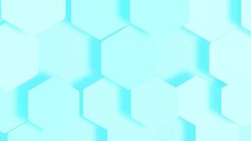 Colorful hexagon patterns create a vibrant backdrop in a modern design setting video