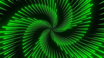 Green Circular Duable Laser Show Background VJ Loop in 4K video