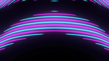 Pink and Cyan Abstract Neon Vertical Lines Show Background VJ Loop in 4K video