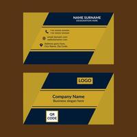 Modern Business Card Design. Abstract Template Display for Promotion. vector