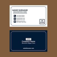 Modern Business Card Design. Luxurious Template Display for Promotion. vector