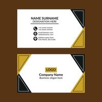 Modern Business Card Design. Abstract Layout Display for Promotion. vector