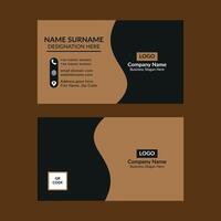Modern Business Card Design. Classic Template Display for Promotion. vector