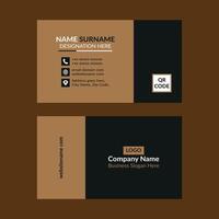 Modern Business Card Design. Trendy Template Display for Promotion. vector