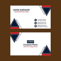 Modern Business Card Design. Creative Layout Display for Promotion. vector