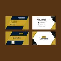 Modern Business Card Design in Bundle. Abstract Template Display for Promotion. vector