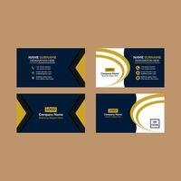 Modern Business Card Design in Bundle. Innovative Template Display for Promotion. vector