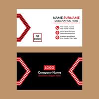 Modern Business Card Design. Elegant Template Display for Promotion. vector