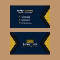 Modern Business Card Design. Innovative Template Display for Promotion. vector
