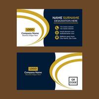 Modern Business Card Design. Innovative Layout Display for Promotion. vector