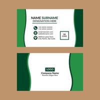 Modern Business Card Design. Dynamic Layout Display for Promotion. vector