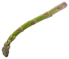 Fresh green asparagus, isolated on white background. Healthy and delicious vegetable photo