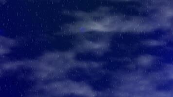 Blue sky with rain and clouds, ideal for weather forecasts, climate change concepts, and environmental themes in design projects. video