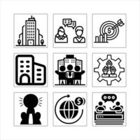 Business And Teamwork Icon Set Featuring Collaboration Strategy And Global Success vector