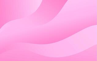 Pink Gradient Wave Background. Soft Abstract Wallpaper Design vector