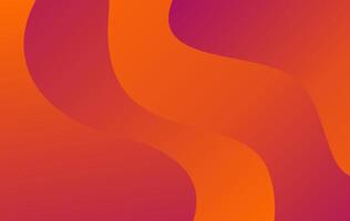Orange Gradient Background. Smooth Abstract Wallpaper Design vector