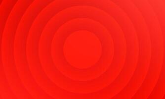 red concentric circle pattern minimalist abstract background vector