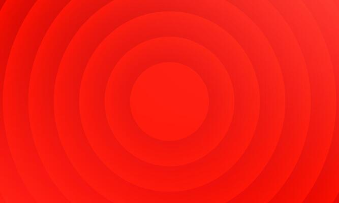 red concentric circle pattern minimalist abstract background