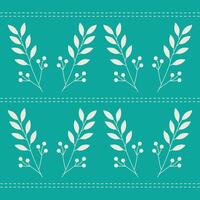 minimalistic seamless pattern with leaves flat illustration for fabric and wallpaper design. vector