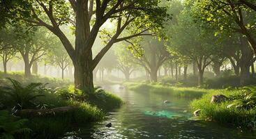 Premium Landscape Photo with Natural Lighting and Rich Detail