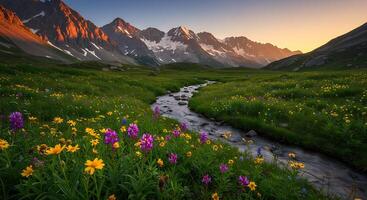 Ultra-High-Resolution Nature Scene with Dreamlike Sharpness and Color photo