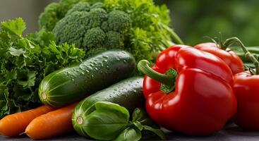 Vegetables in Crisp Natural Light with Stunning Realism photo