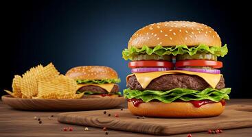 Grilled Chicken Burger With Garlic Mayo And Lettuce photo