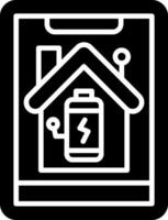 Automated Energy Power ControlGlyph vector