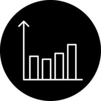 Bar Chart Graph Analysis Line Circle Inverted vector