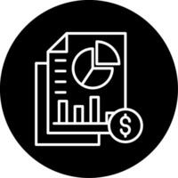 Certificate Award Document Line Circle Inverted vector