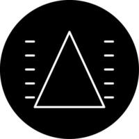 Pyramid Chart Representation Line Circle Inverted vector