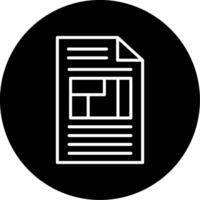 Accident Report Incident Documentation Line Circle Inverted vector