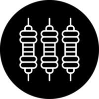 Resistor Component Function Line Circle Inverted vector