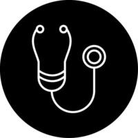 Stethoscope Medical Tool Line Circle Inverted vector
