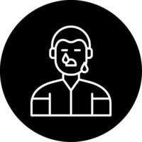 Emotional behaviour Trait Line Circle Inverted vector