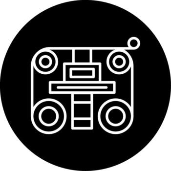 Laminated Object Creation Line Circle Inverted vector