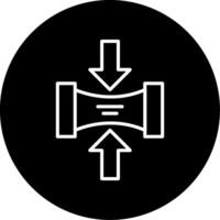 Data Compression Tools Line Circle Inverted vector