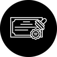 Insurance Company Coverage Line Circle Inverted vector