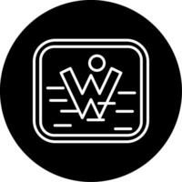 Watermark Protection Feature Line Circle Inverted vector