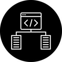Framework Development Tools Line Circle Inverted vector