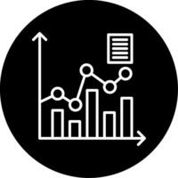 Statistical Analytics Data Line Circle Inverted vector