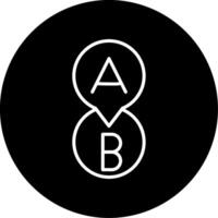 A B Enzyme Activity Measurement Line Circle Inverted vector