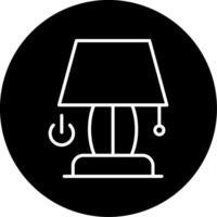 Smart Lamp Intelligent Lighting Line Circle Inverted vector