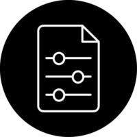 File Preset Settings Line Circle Inverted vector