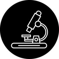 Microscope Magnified Observation Line Circle Inverted vector