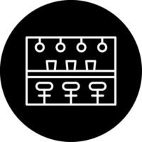 Bar Drinking Area Line Circle Inverted vector