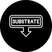 Substrate Line Circle Inverted vector